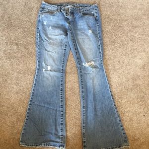 American Eagle real flare jeans